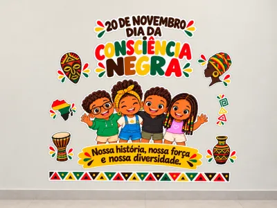 Painel Dia da Consciência Negra